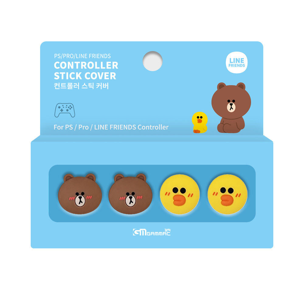 Gammac LINE Friends PS5 Controller / Pro Controller Analog Stick Cover