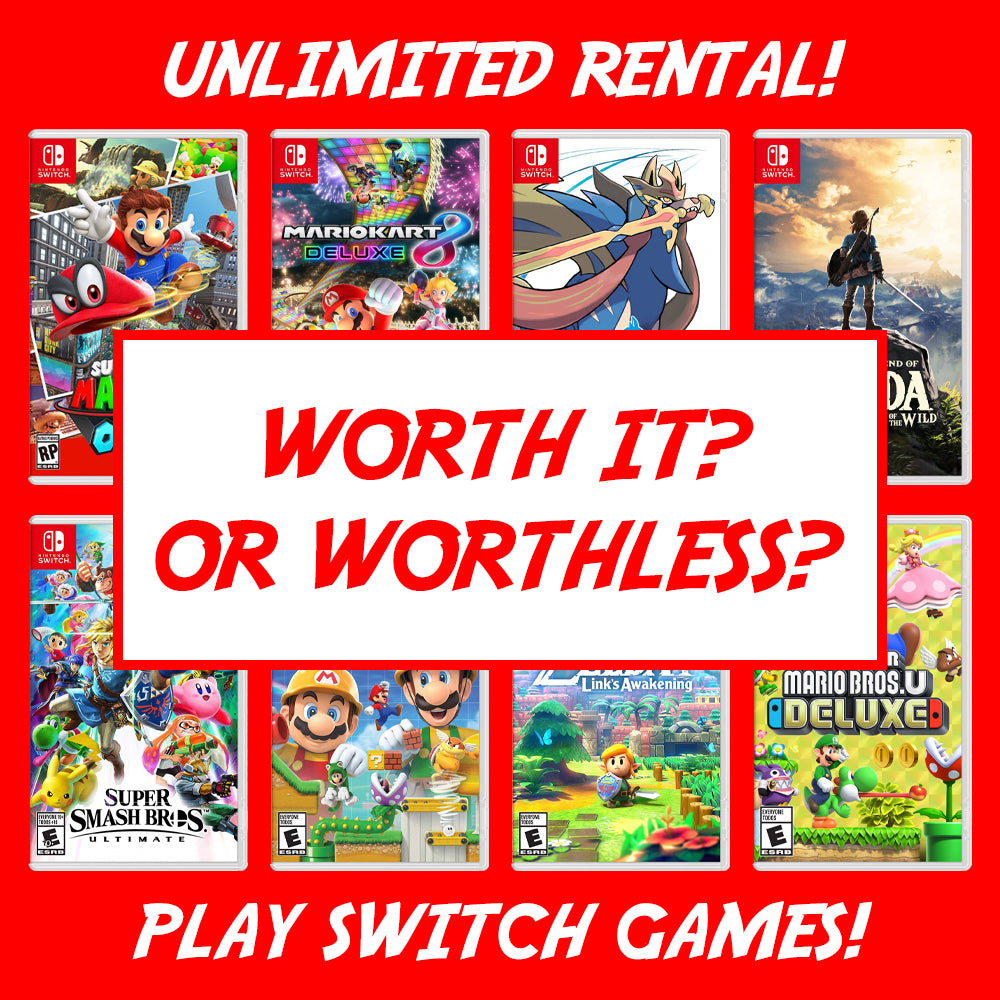 Nintendo Switch Online Game Rental Services! Worth it or Worthless?