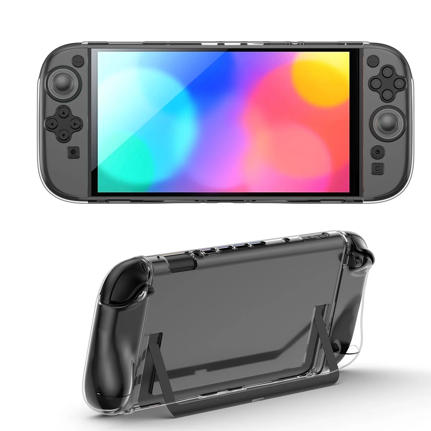 IINE PC Transparent Protective Case Set for Nintendo Switch 2