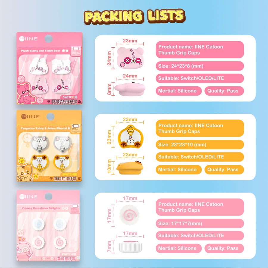 IINE Analog Cap for Nintendo Switch