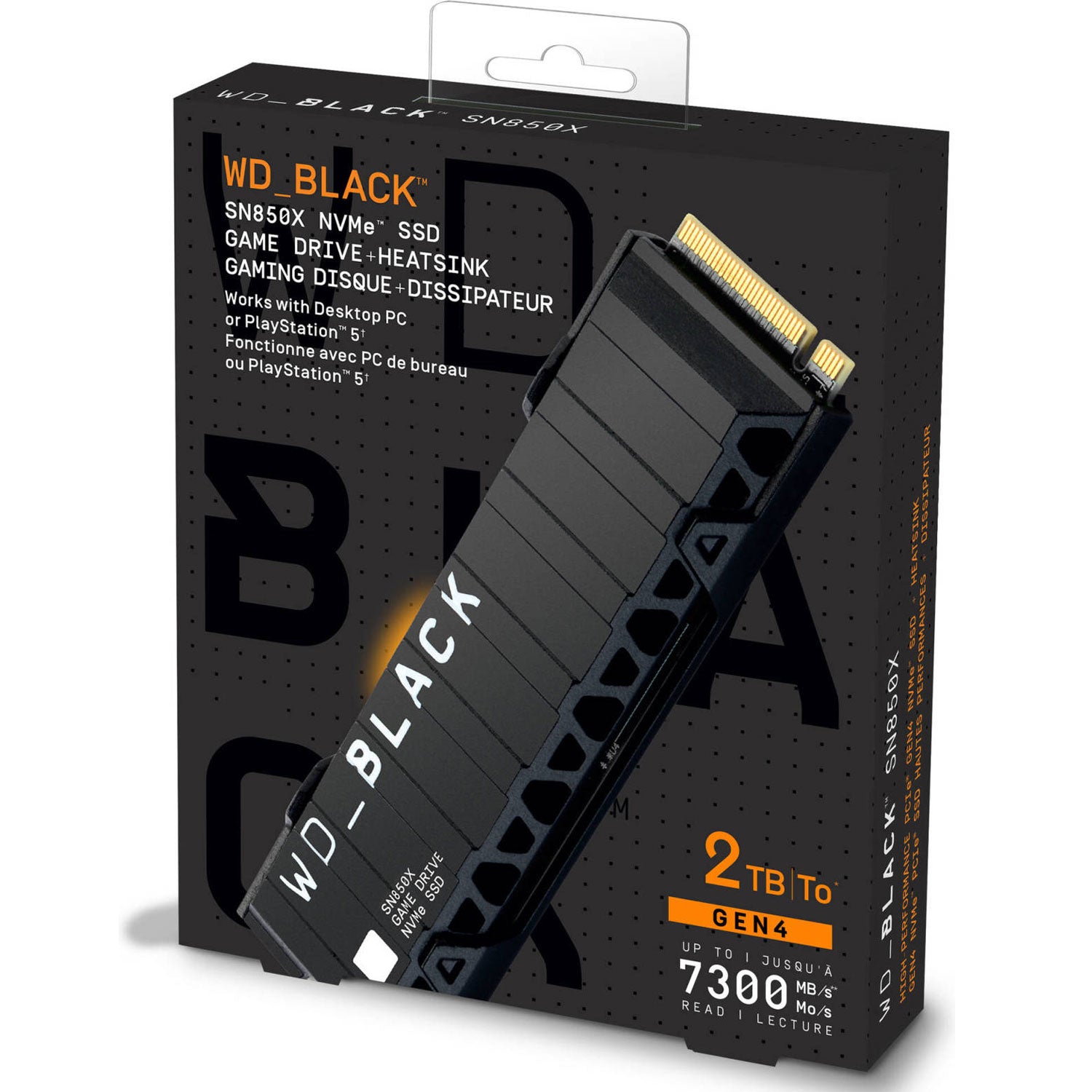WD Black SN850X NVMe SSD With Heatsink for PS5 & PC (1TB/2TB /4TB)