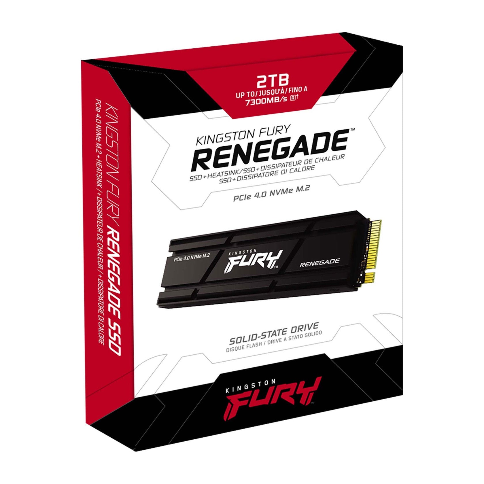 Kingston FURY Renegade PCIe 4.0 NVMe M.2 SSD With Heatsink [2TB / 4TB]