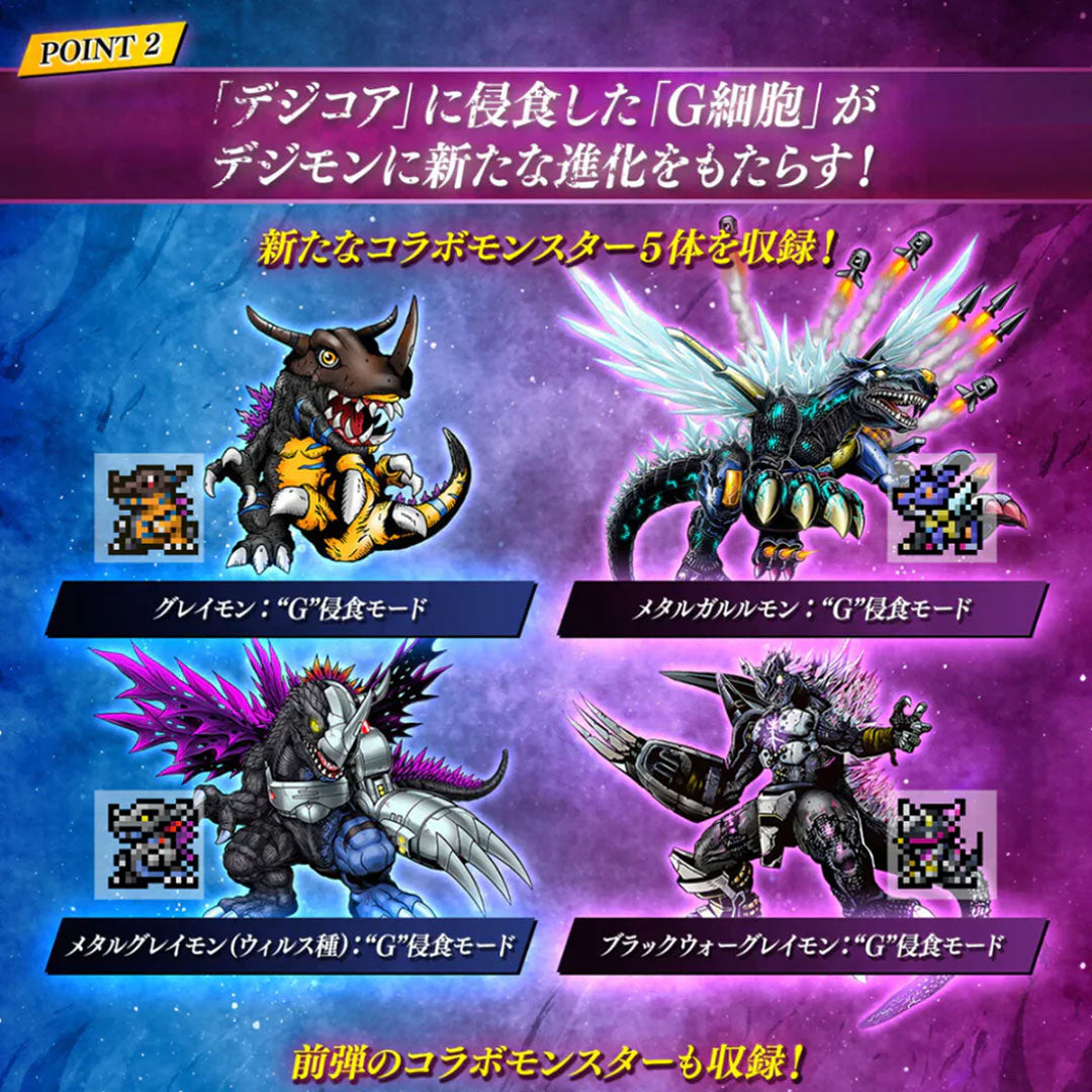 Digimon Pendulum Color Godzilla Edition Omegamon: G Fusion Mode Side