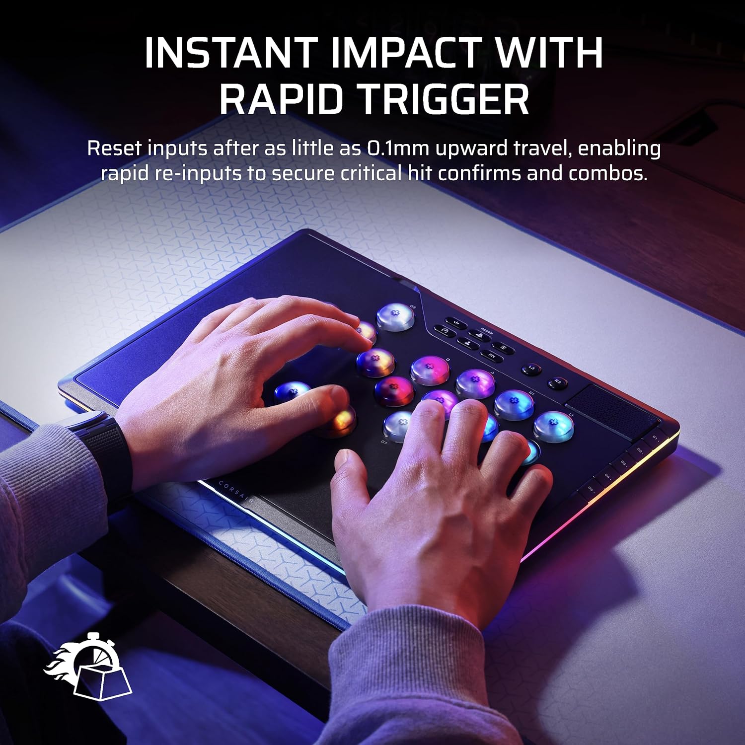CORSAIR Novablade Pro Wireless Hall Effect Leverless Controller
