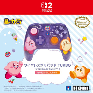 HORI Wireless Horipad TURBO for Nintendo Switch 2 [Kirby & Waddle Dee]