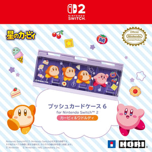 HORI Pop & Go Game Case 6 for Nintendo Switch 2 [Kirby & Waddle Dee]