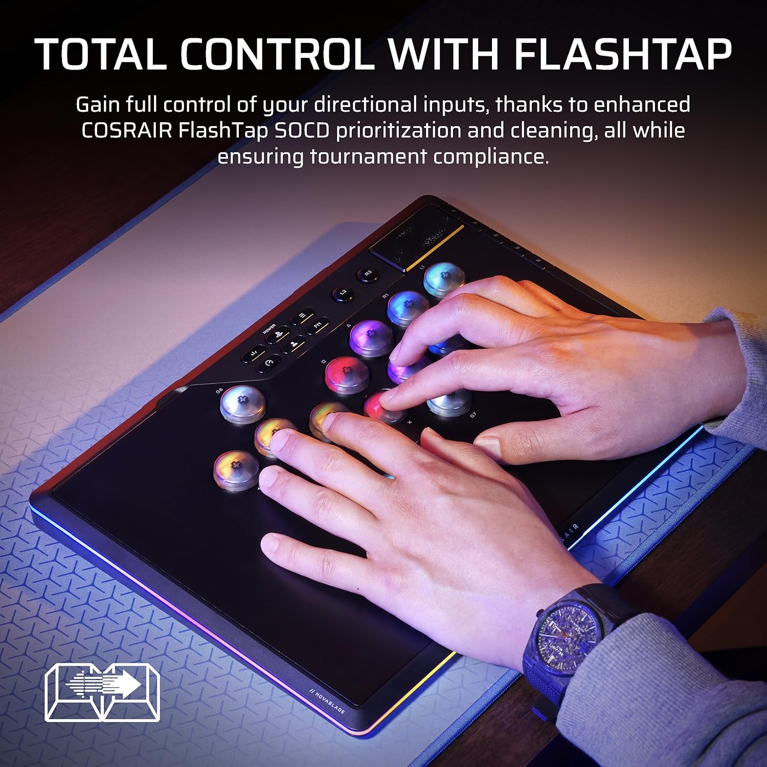 CORSAIR Novablade Pro Wireless Hall Effect Leverless Controller