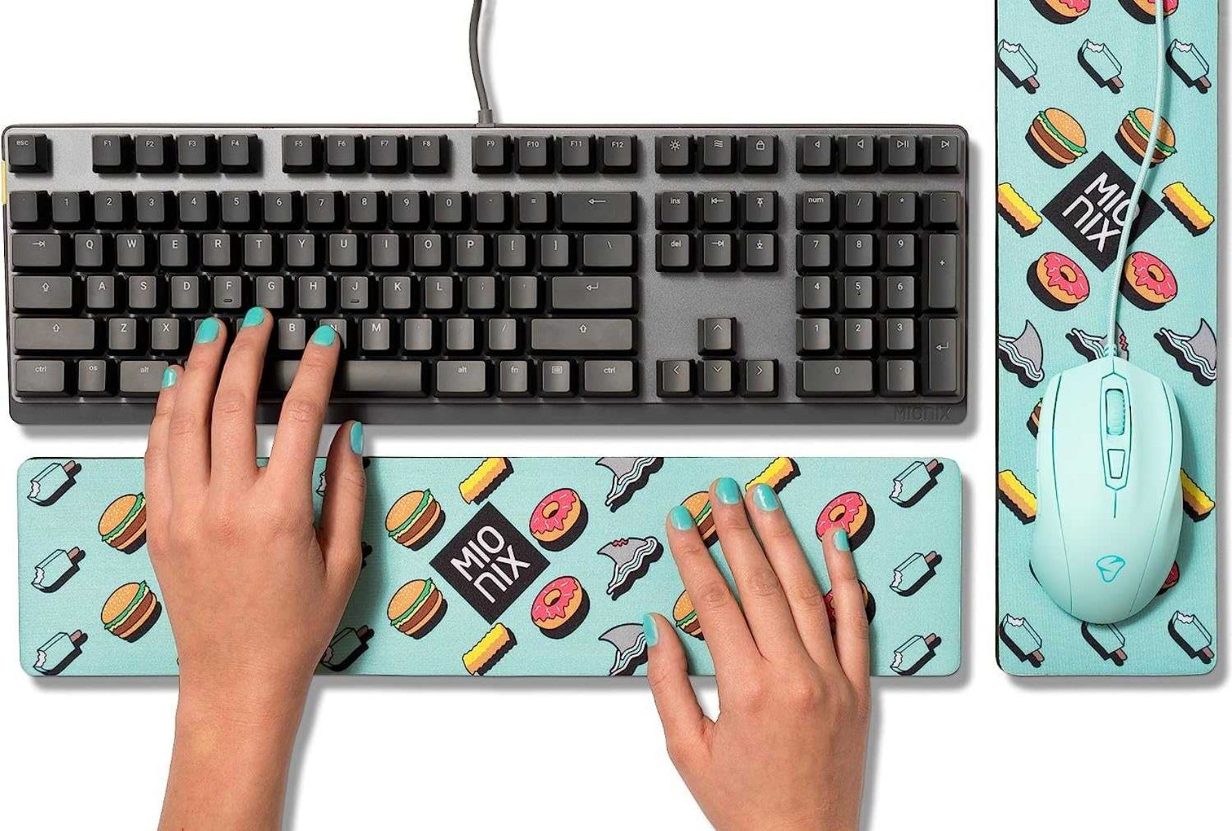 Mionix Long Pad Ice Cream Wrist Pad or Mouse Pad