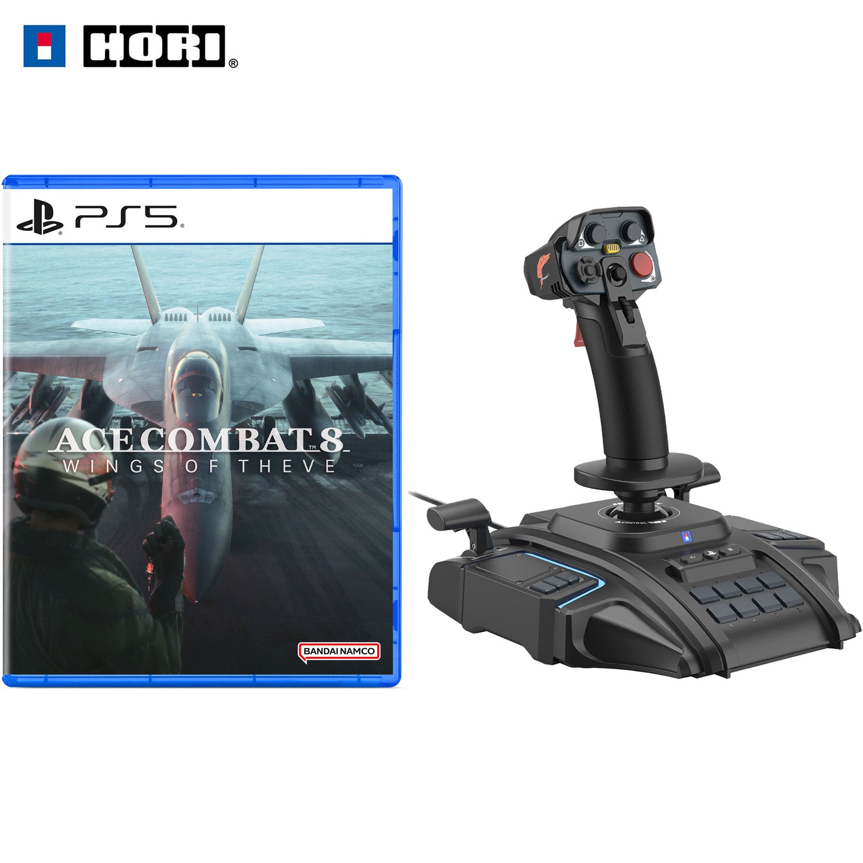 PS5 Ace Combat 8: Wings of Theve + HORI Flight Stick