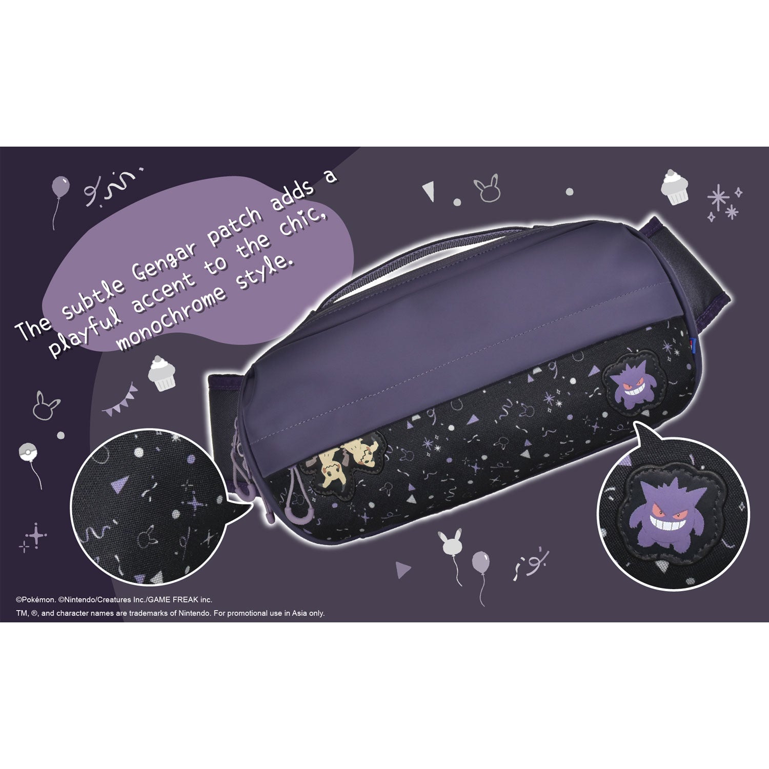 HORI Adventure Pack for Nintendo Switch 2 [Gengar and Mimikyu Series]