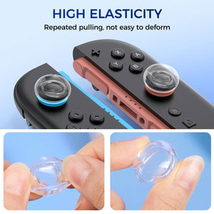 IINE Transparent Joy-Con Analog Cap for Nintendo Switch 2
