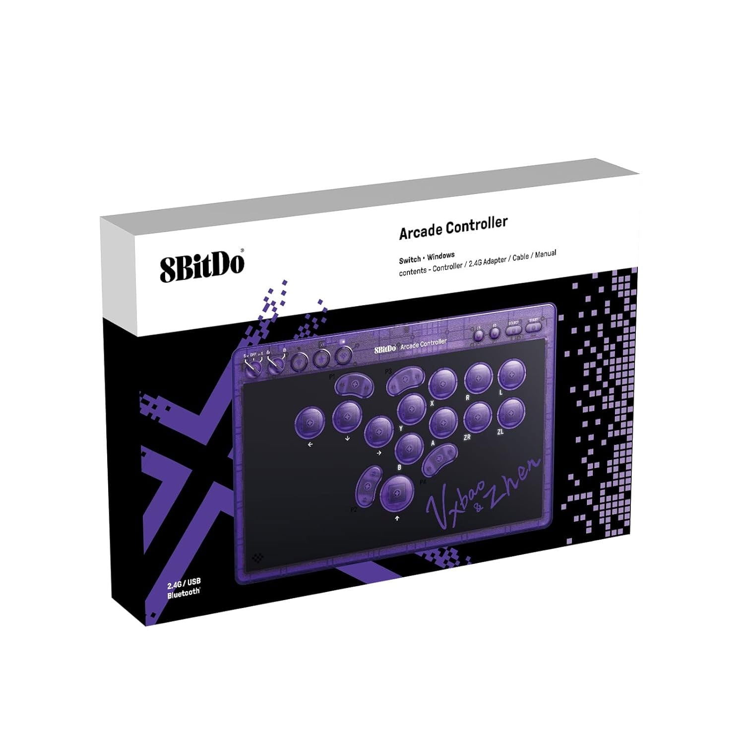 8BitDo Arcade Controller for [Nintendo Switch / Nintendo Switch 2 / PC Windows]