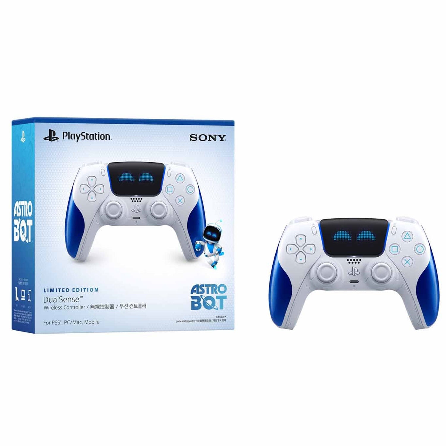 PS5 Official Sony DualSense Wireless Controller Astro Bot Joyful Limited Edition + 1 Year Warranty by Sony Singapore