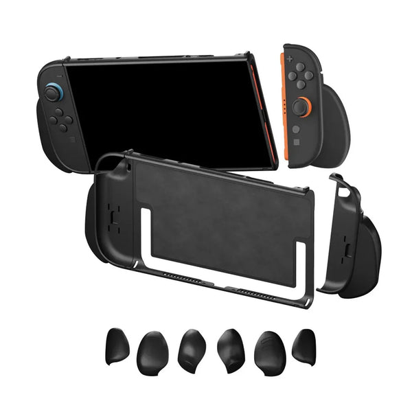 Genki Attack Vector Swappable Grip Case With Travel Case For Nintendo Genki attack vector swappable grip case with travel case for nintendo