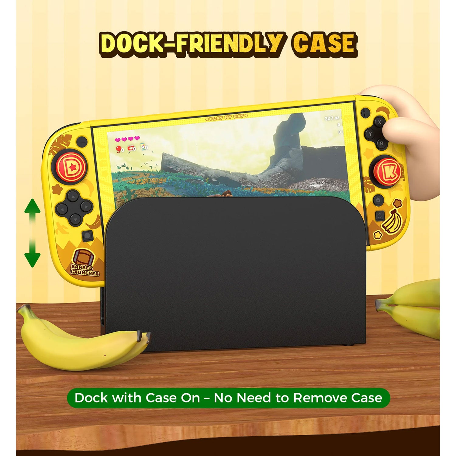 IINE Banana Hero Protective Case for Nintendo Switch 2