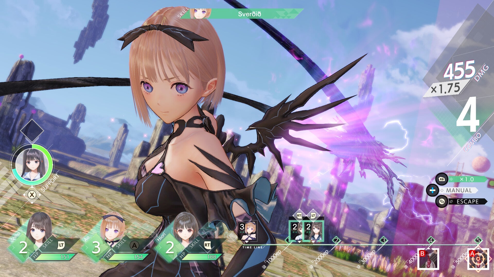Nintendo Switch Blue Reflection Quartet