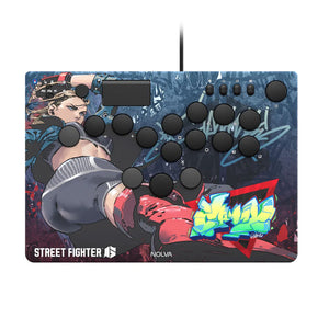 HORI Street Fighter 6 NOLVA Mechanical All-Button Arcade Controller for [PS5 / Windows]