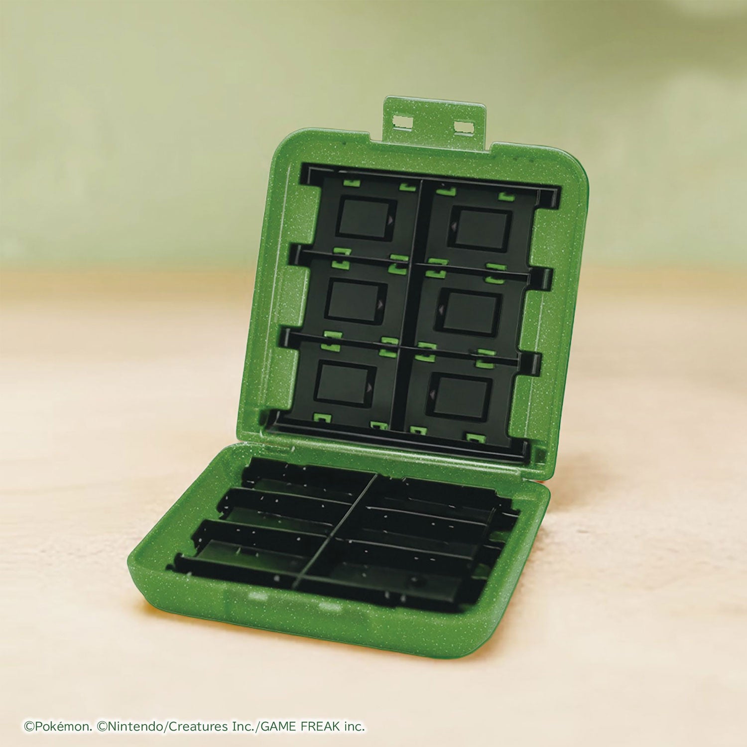 HORI Card Case with 24 Card Slots for Nintendo Switch 2 [Pokemon Pixel Green]