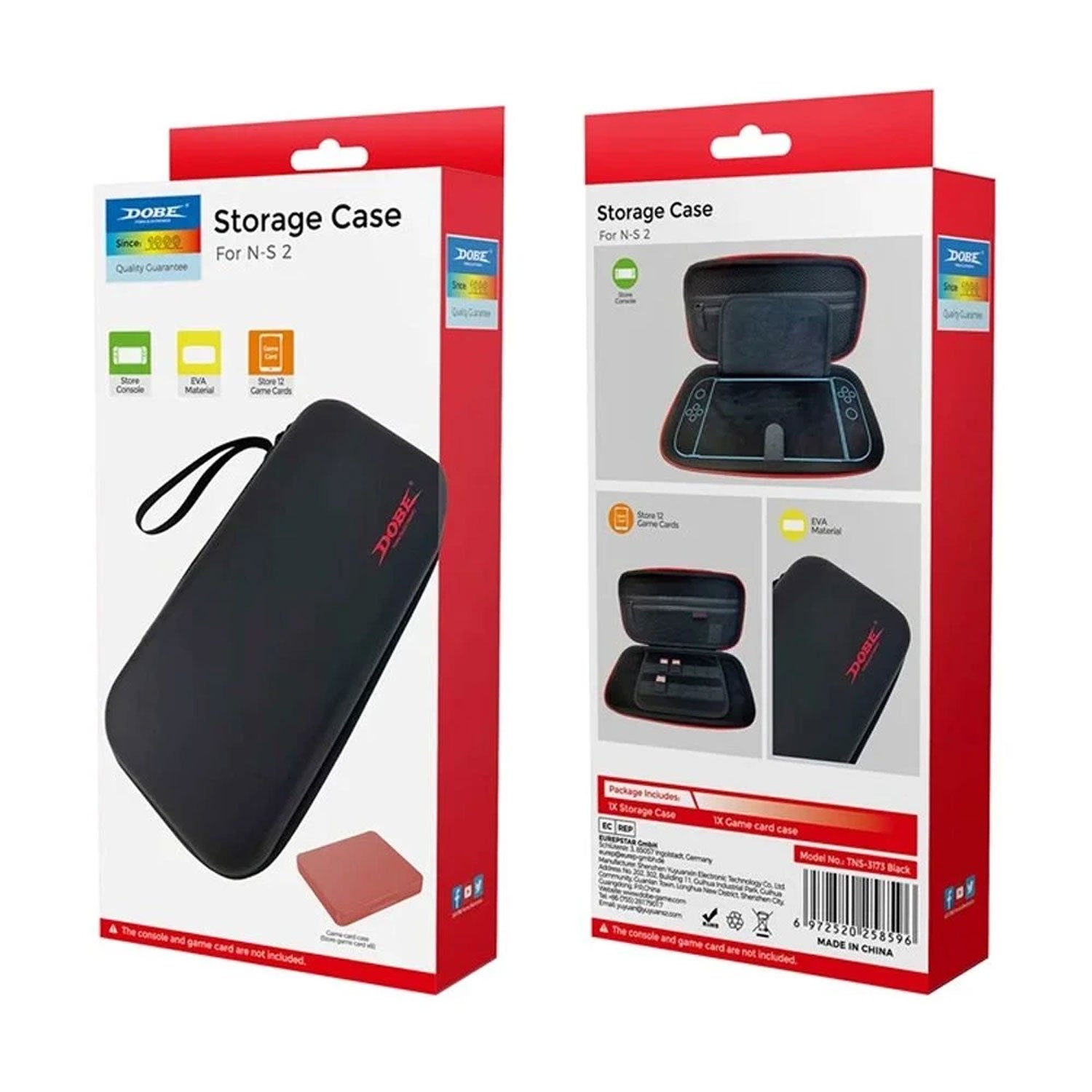Dobe Eva Storage Case + Game Card Storage Nintendo Switch 2