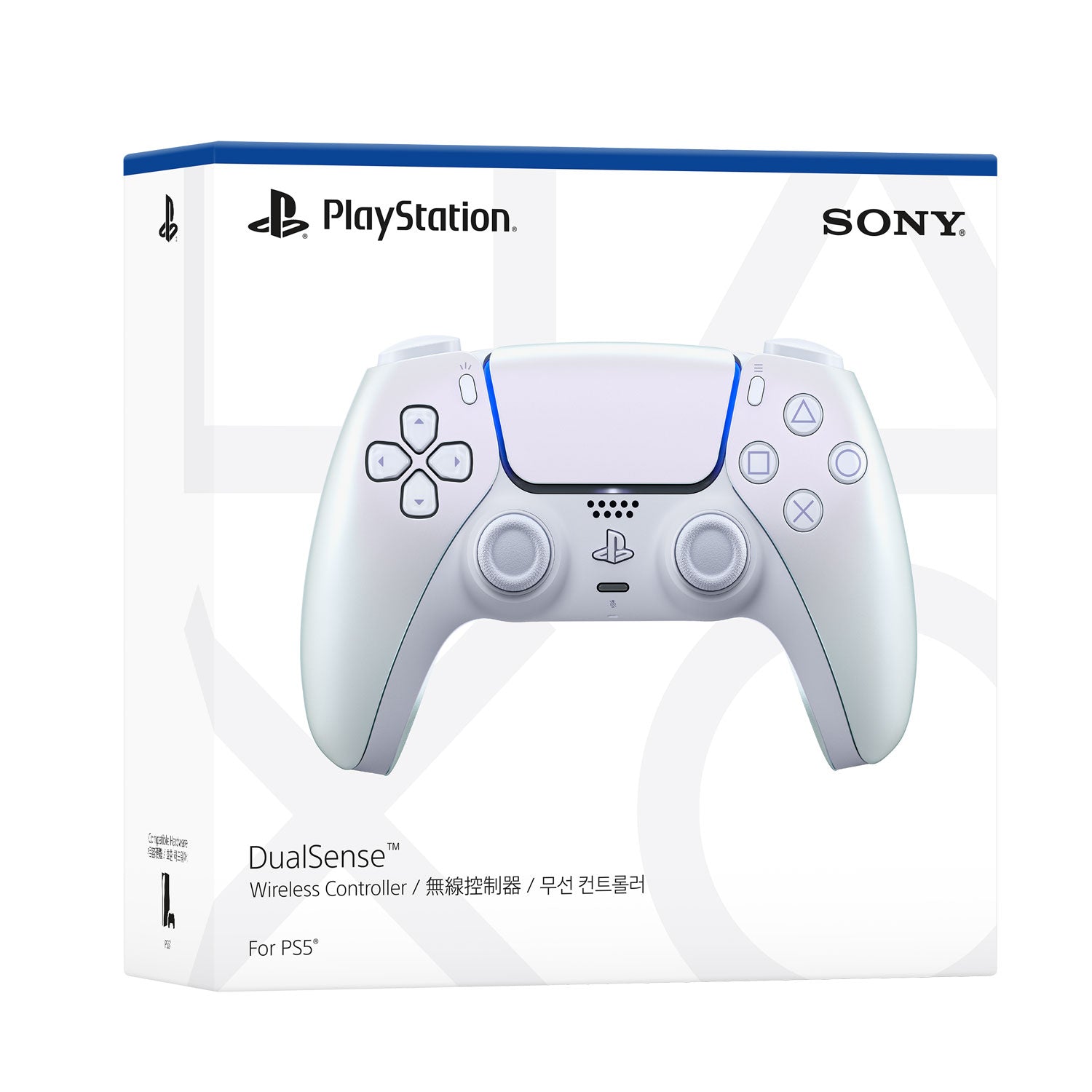 PS5 Official Sony DualSense Wireless Controller (Chroma Pearl)