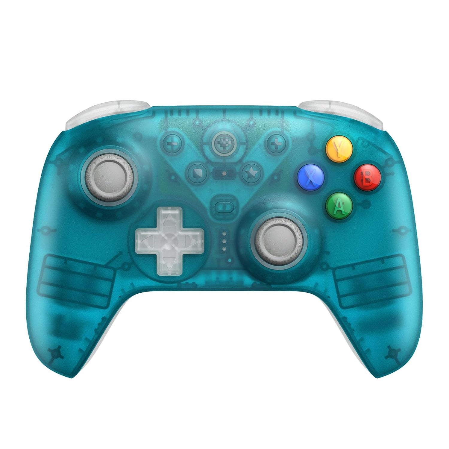 8BitDo Ultimate 2 Wireless Controller (Clear Blue) with Charging Dock for [Windows / Android]
