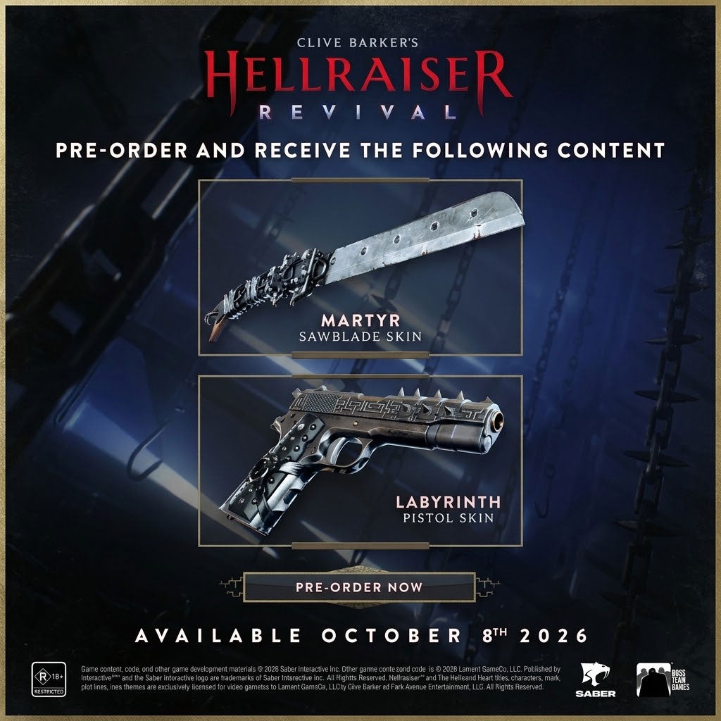 PS5 Clive Barker's Hellraiser: Revival