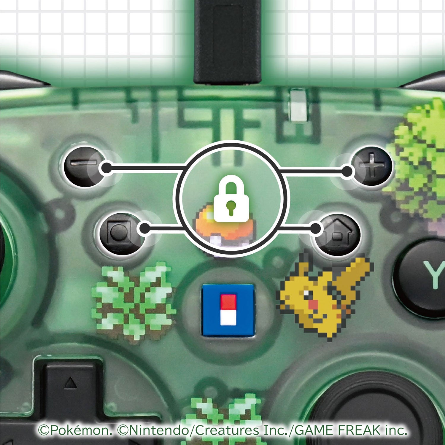 HORI Wired HORIPAD Turbo for Nintendo Switch 2 [Pokemon Pixel Green]