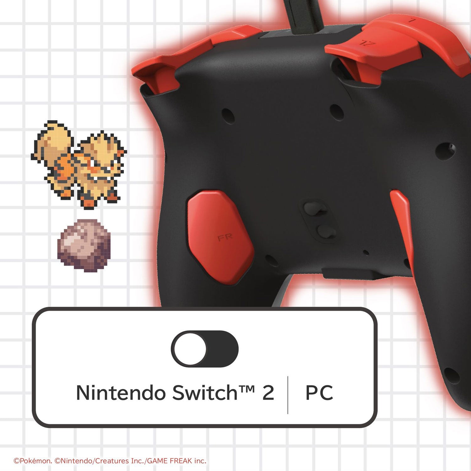 HORI Wired HORIPAD Turbo for Nintendo Switch 2 [Pokemon Pixel Red]