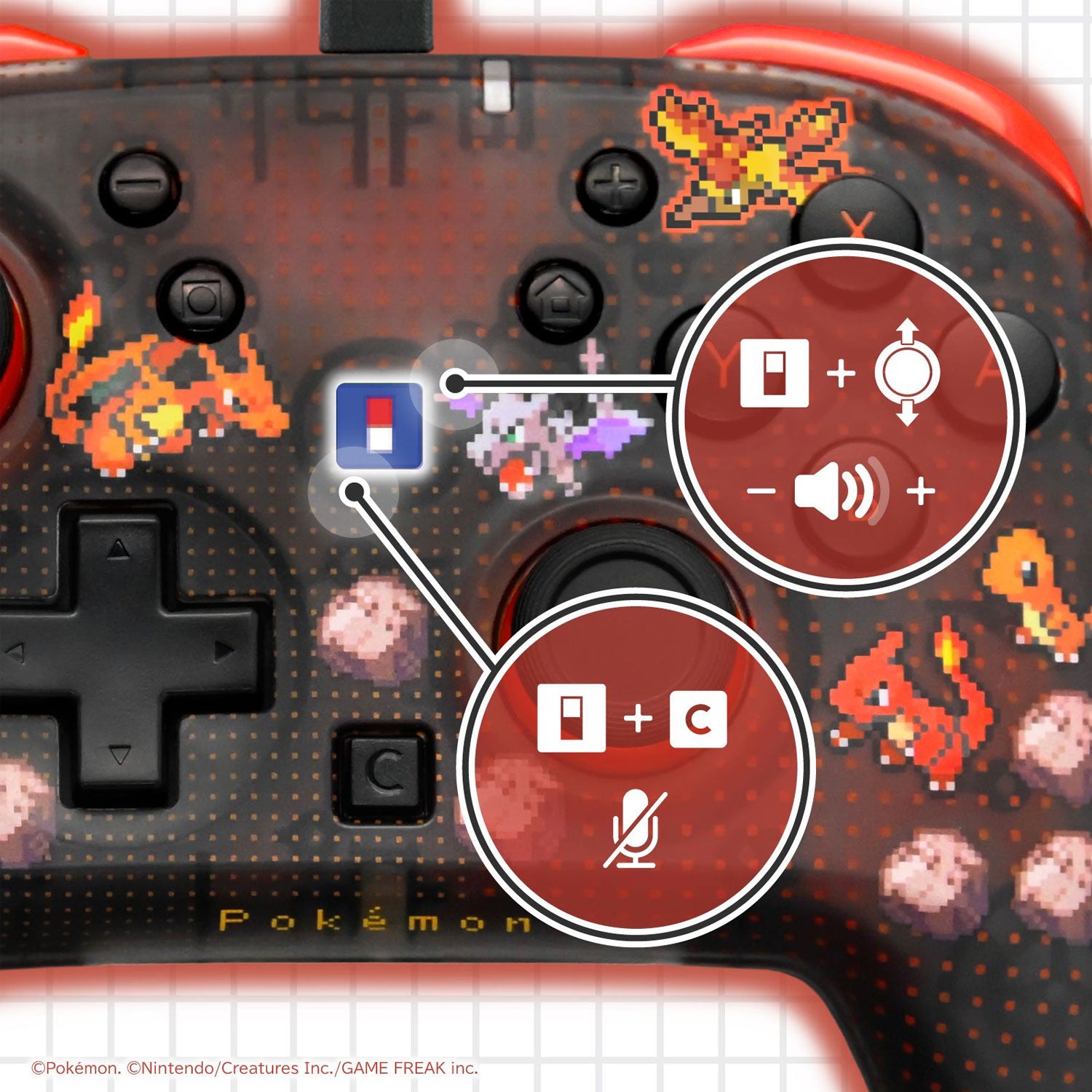HORI Wired HORIPAD Turbo for Nintendo Switch 2 [Pokemon Pixel Red]
