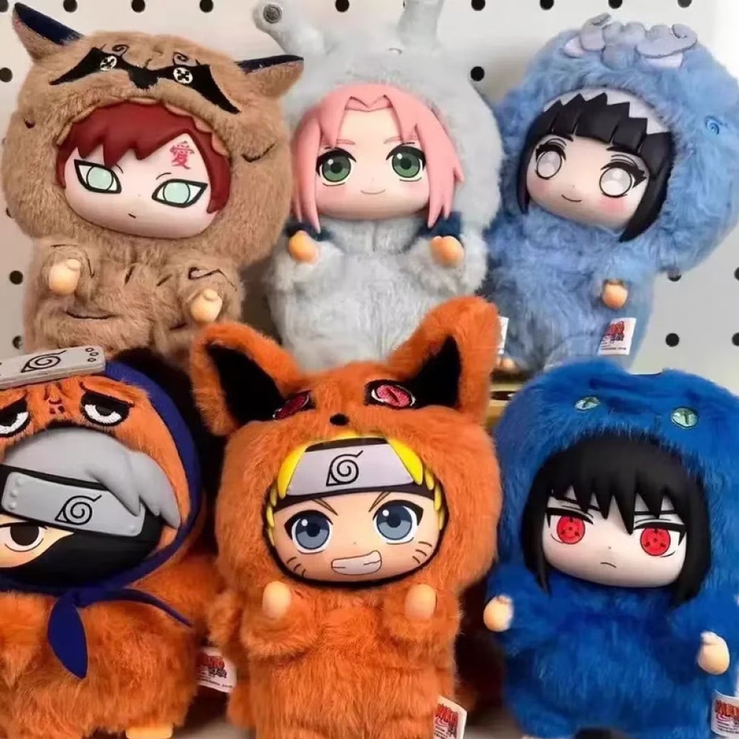Eaki Naruto Shippuden Cute Beast Party Series Plush Vol.1 Blind Box [Set of 6 Pieces]