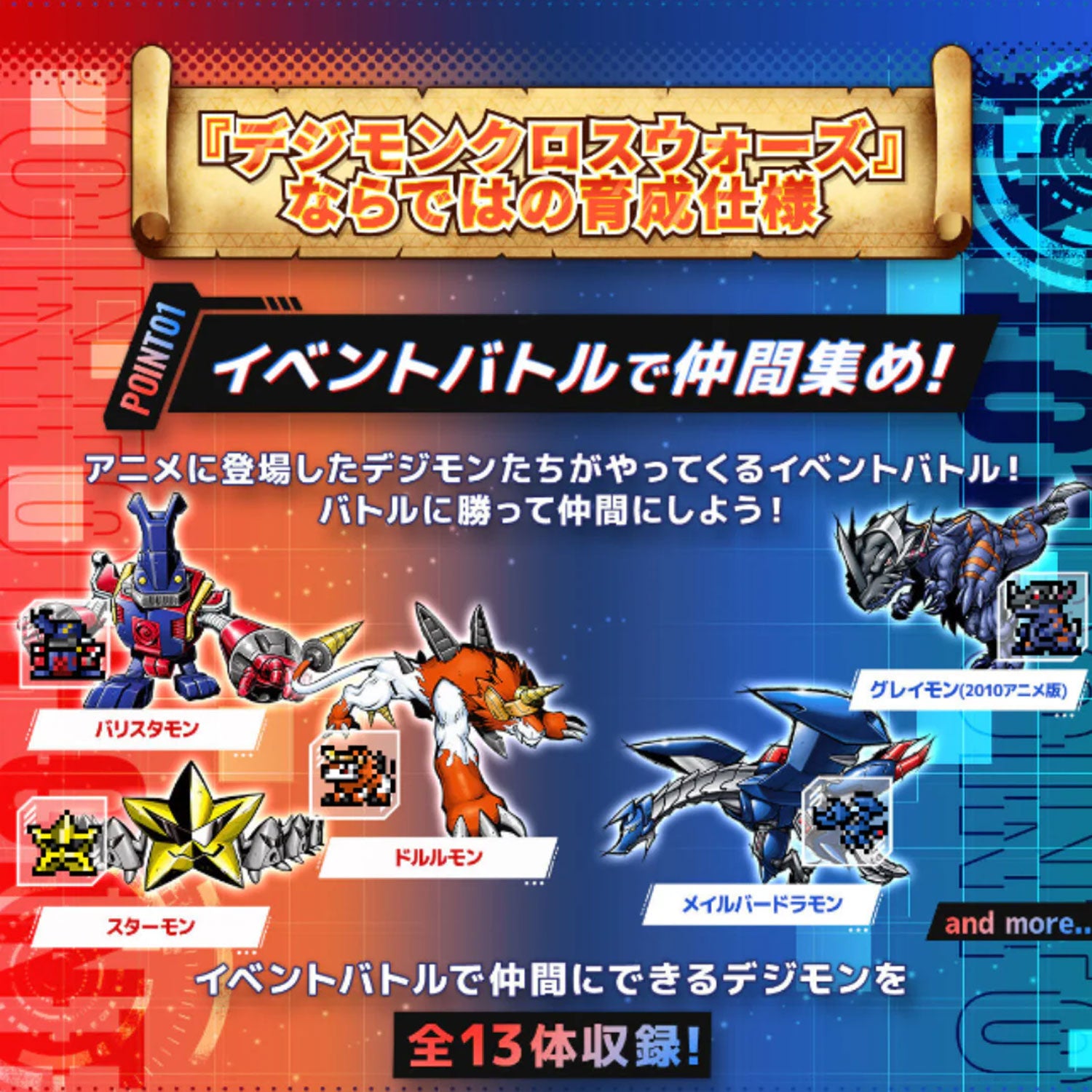 Digimon Digital Monster COLOR Digimon Xros Wars 15th Edition