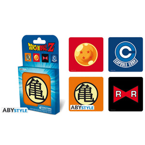 ABYstyle DRAGON BALL Z 4 Coasters Symbols Set