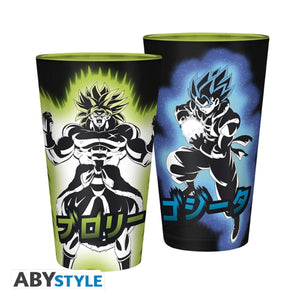 ABYstyle DRAGON BALL BROLY Large Glass Broly and Gogeta