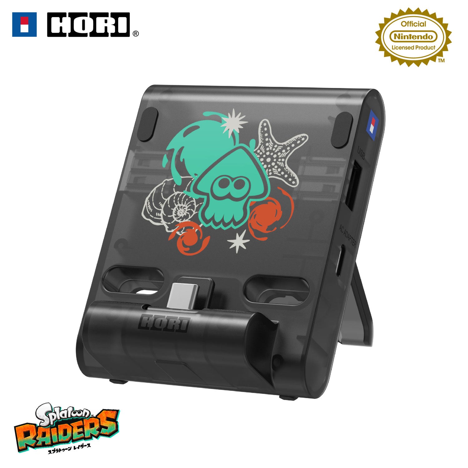 Hori Dual USB Playstand for Nintendo Switch 2 [Splatoon Raiders]