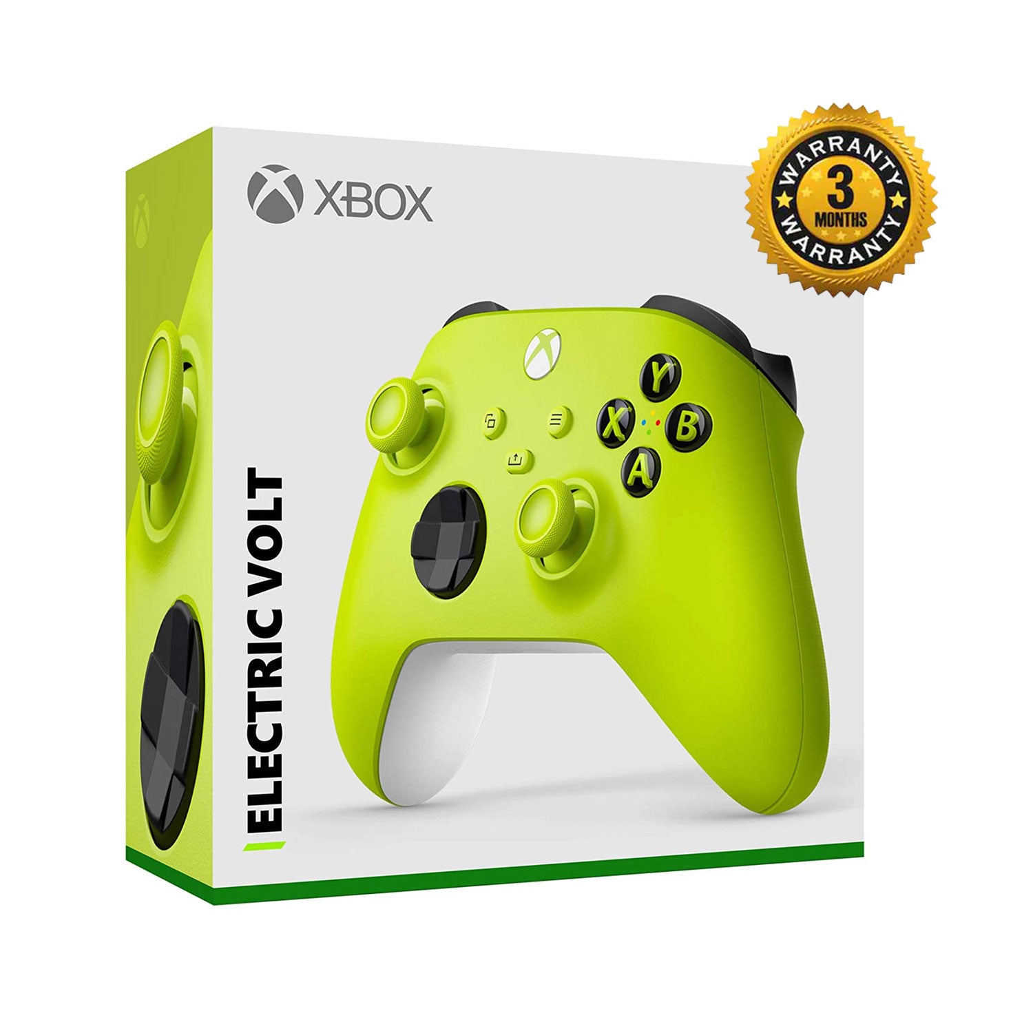 XBox Series Official Wireless Controller - Electric Volt + 3 Months Local Warranty
