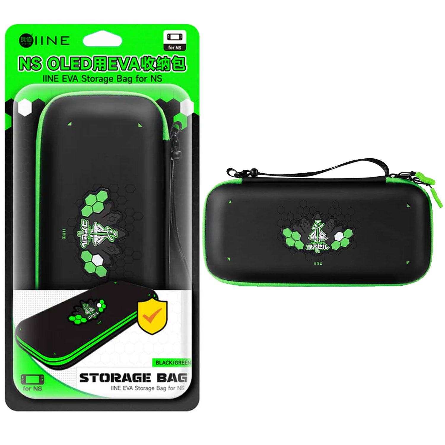 IINE Jormungandr Pokemon Z-A Eva Storage Bag for Nintendo Switch OLED