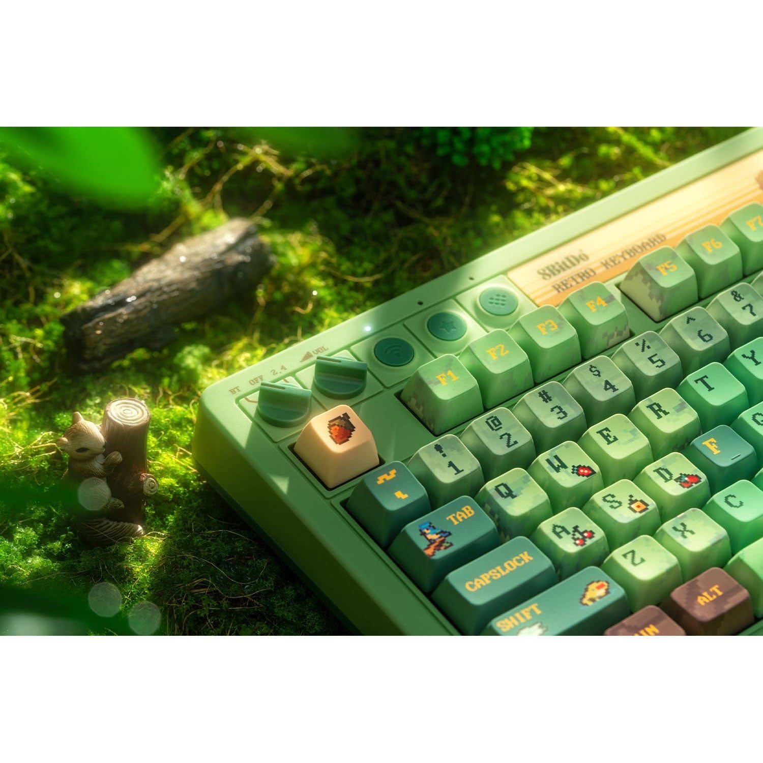 8BitDo Retro 87 Mechanical Keyboard [Forest Wonder]