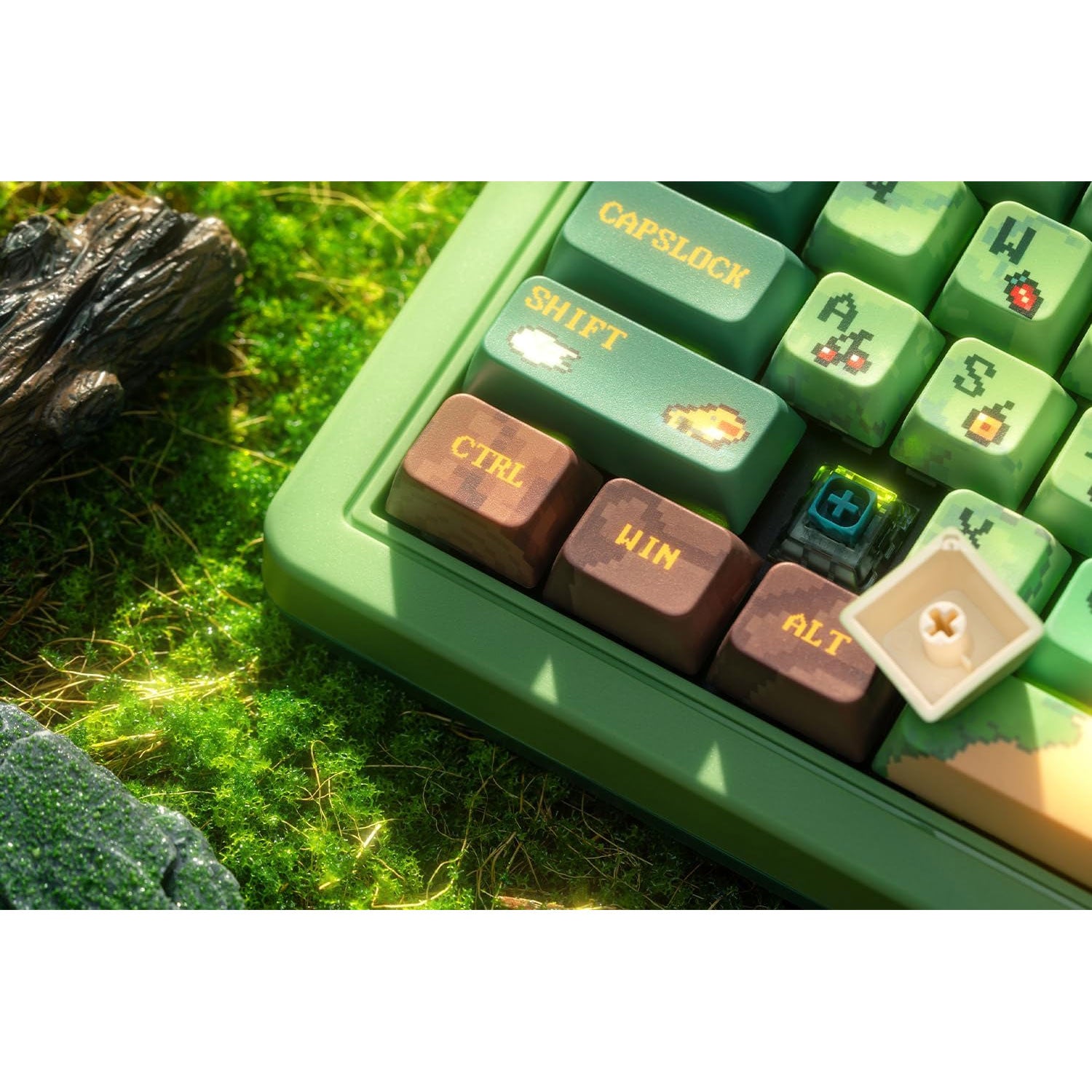 8BitDo Retro 87 Mechanical Keyboard [Forest Wonder]