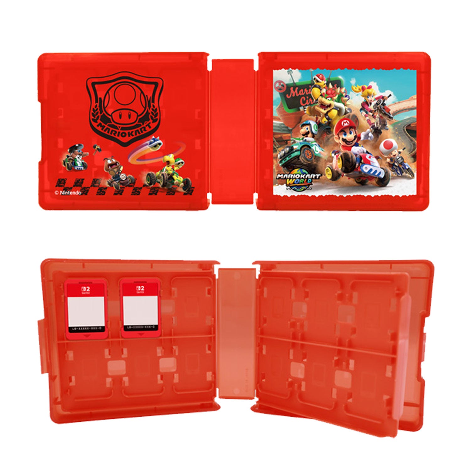 MaxGame Game Card Pocket 24 for Nintendo Switch 1 & 2 (Mario Kart World)