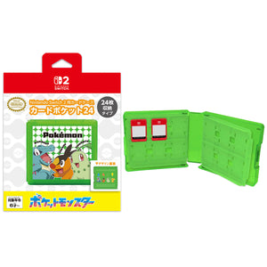 MaxGame Game Card Pocket 24 for Nintendo Switch 1 & 2 (Pikachu & Partner)