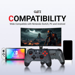 GATZ Fyrefly Wireless Pro Controller for Nintendo Switch