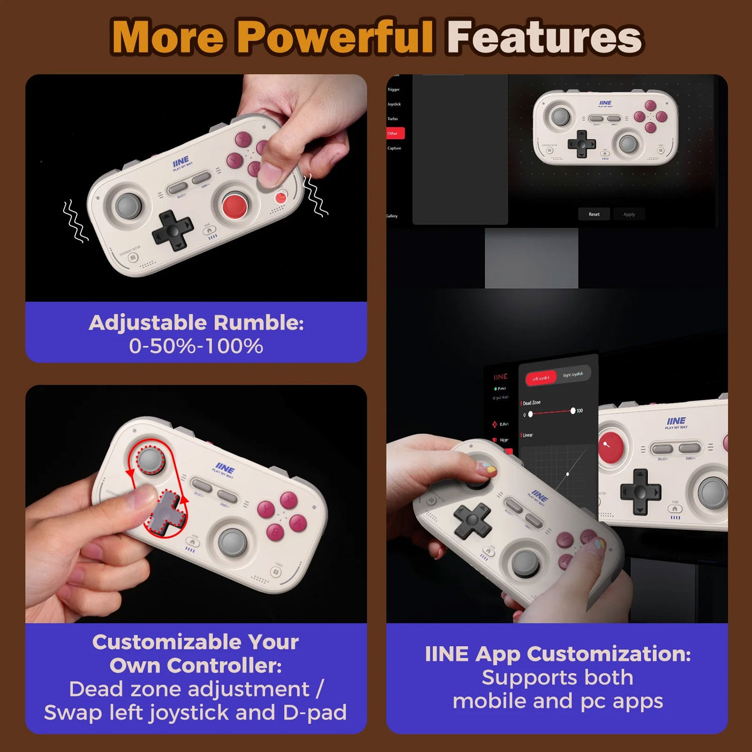 IINE Retro Pocket Game Controller for Nintendo Switch 2