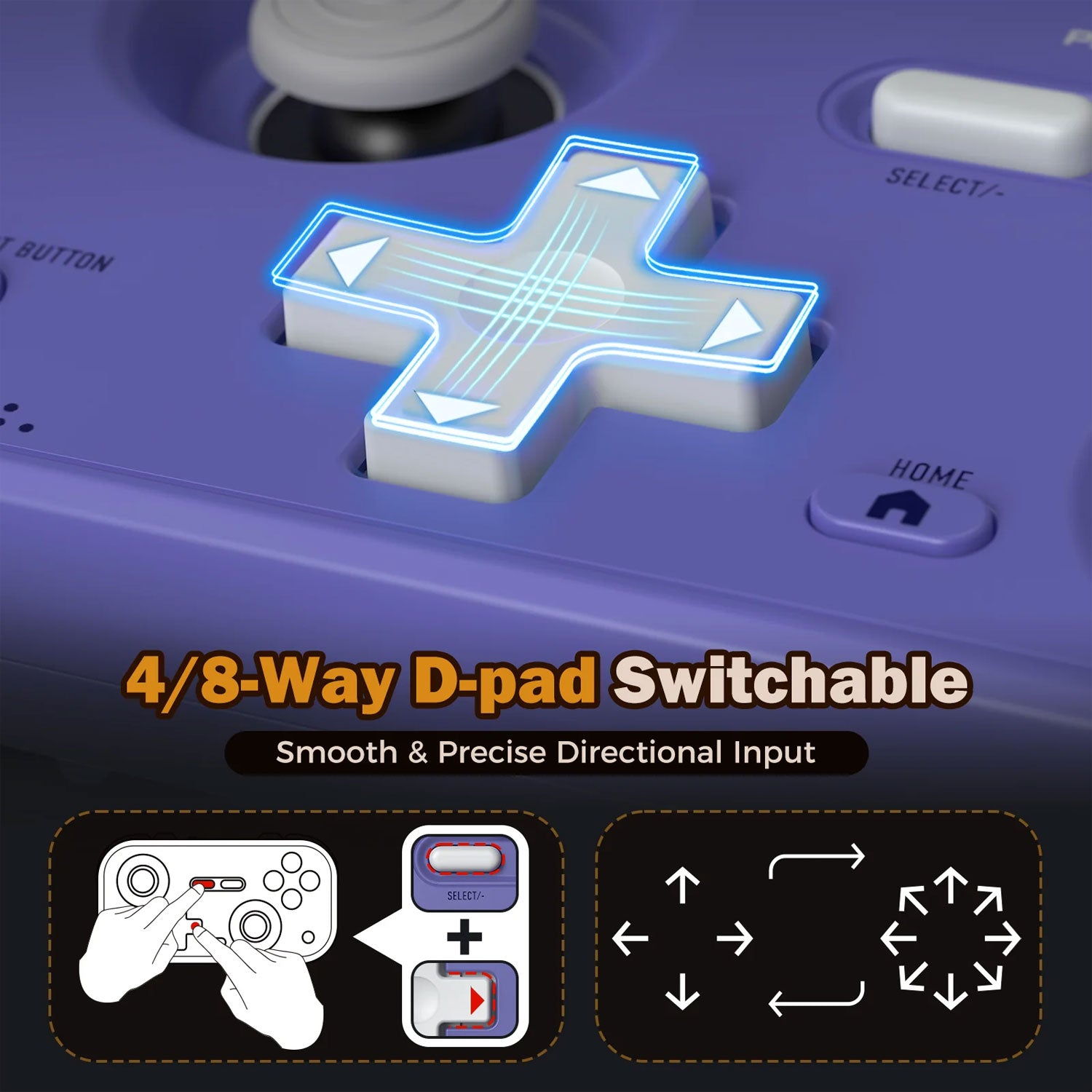 IINE Retro Pocket Game Controller for Nintendo Switch 2
