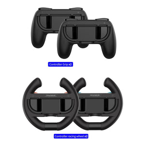 DOBE 4 in 1 Controller Grip & Steering Wheel Grip Set For Nintendo Switch 2