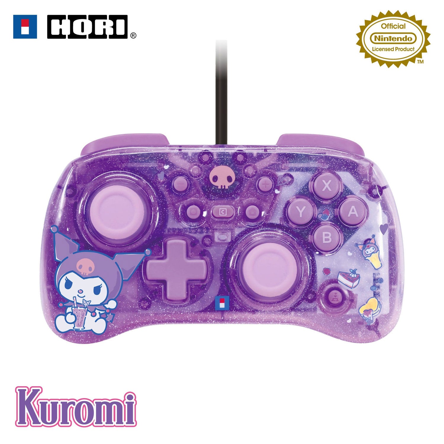 HORI Wired Horipad TURBO Mini for Nintendo Switch 2 [Kuromi]