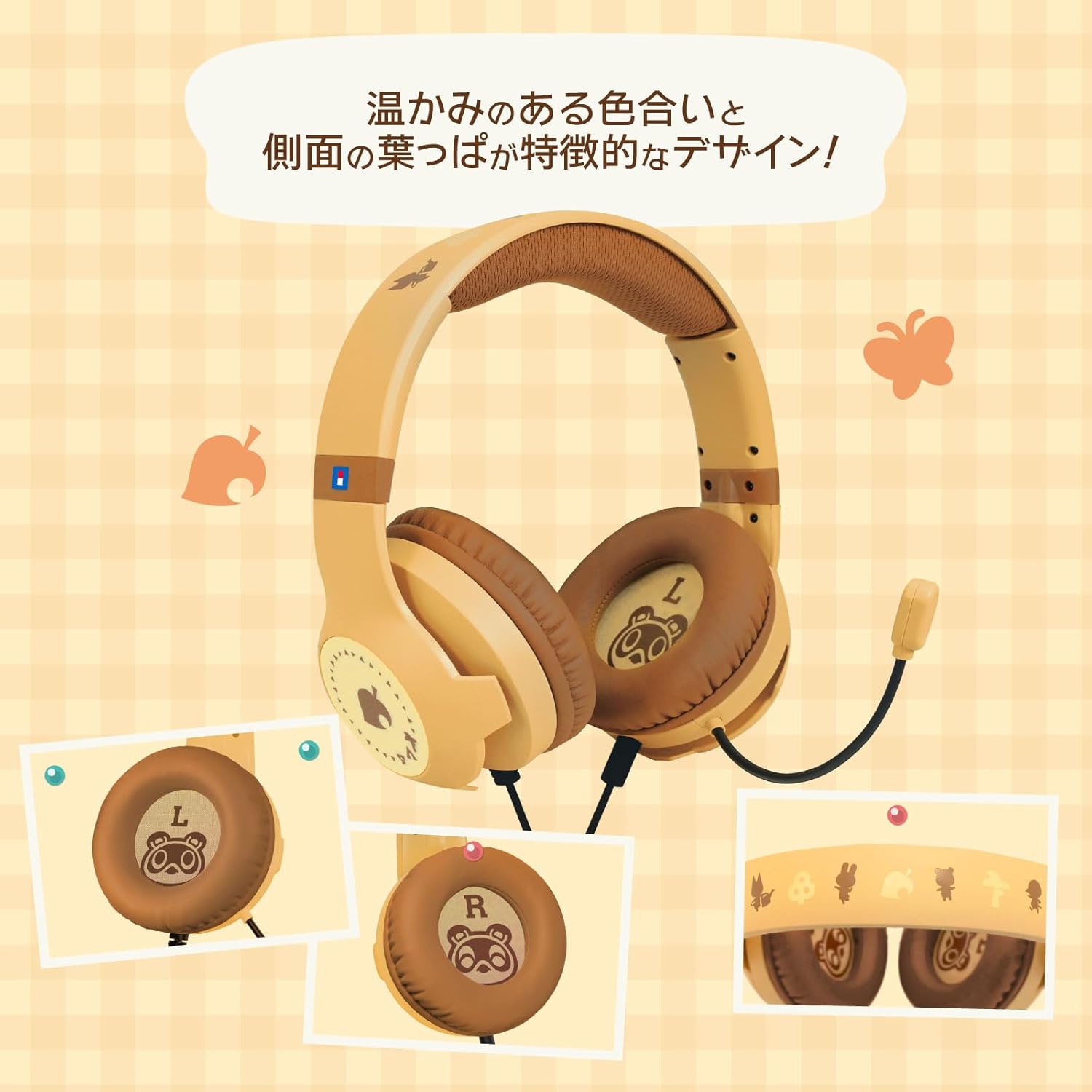 HORI Gaming Headset Standard for Nintendo Switch 2 [Animal Crossing DIY Life]