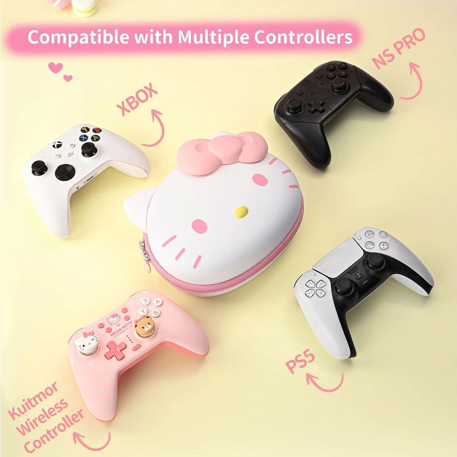 GeekShare Hello Kitty Game Controller Storage Bag