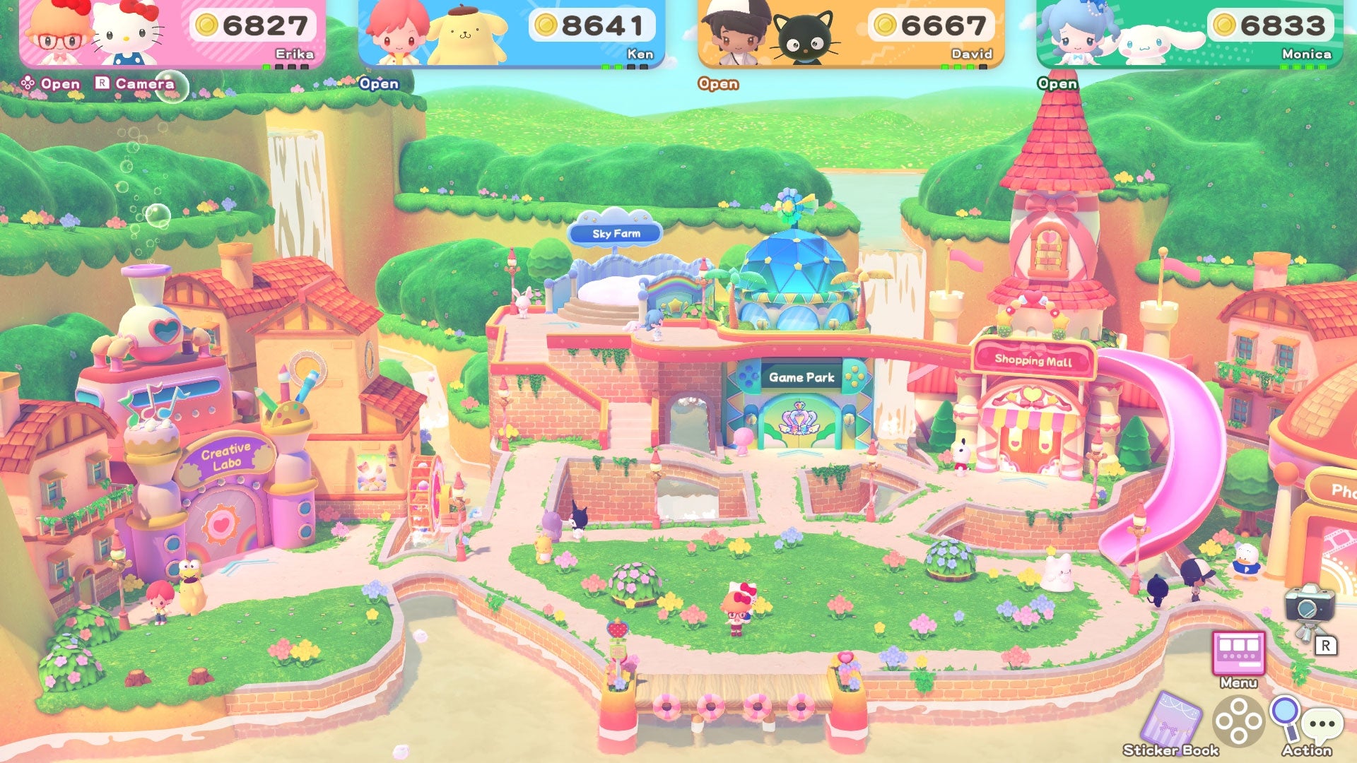 Nintendo Switch 2 Hello Kitty Party Land [Day 1 Edition]