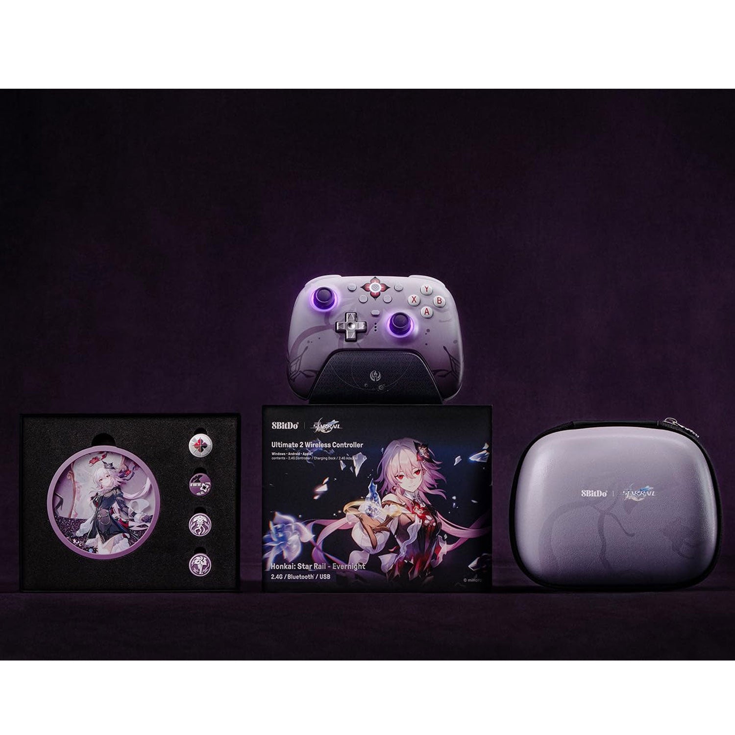 8BitDo Ultimate 2 Wireless Controller (Honkai: Star Rail - Evernight)