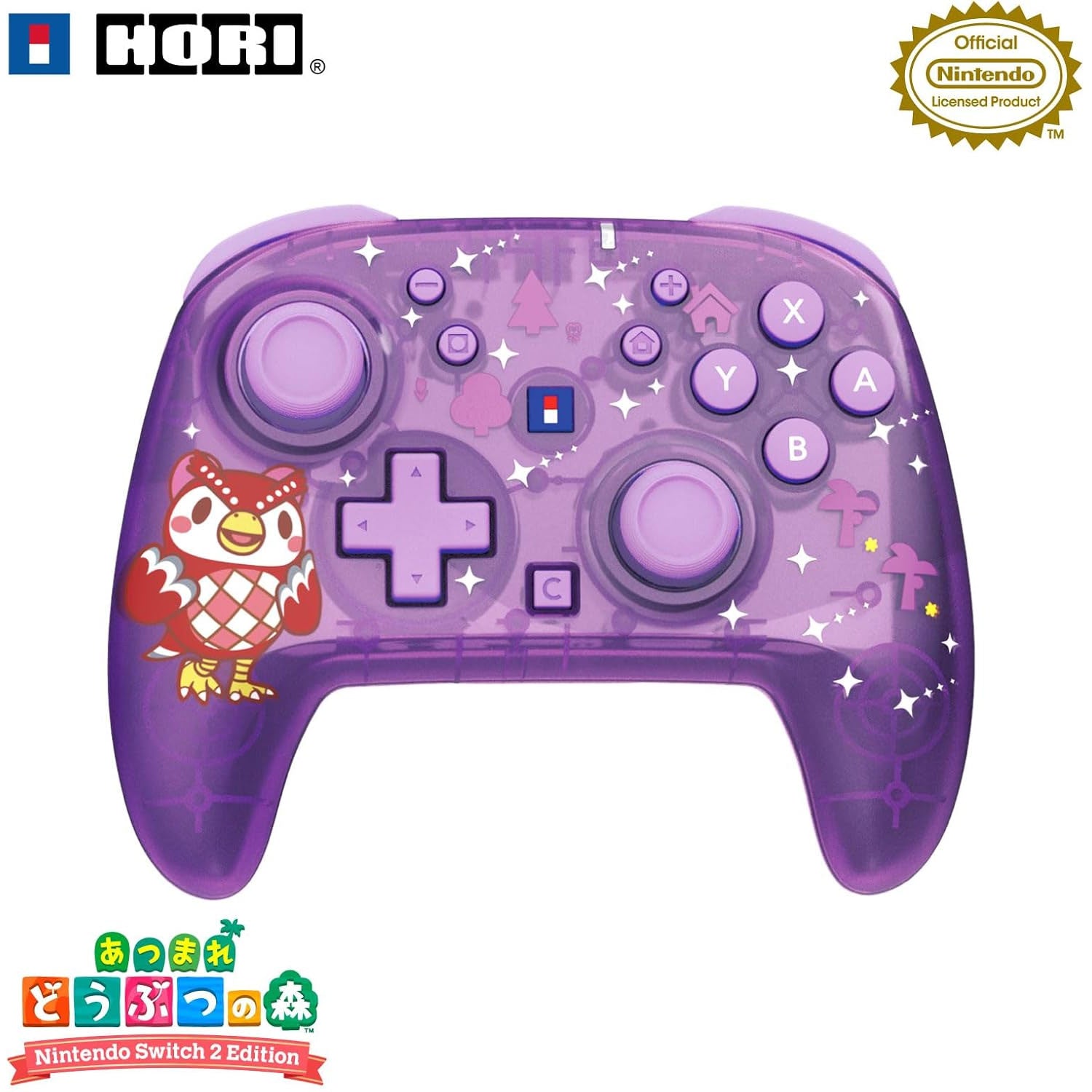 Hori Wireless Horipad TURBO for Nintendo Switch 2 [Animal Crossing Celeste and Meteor Shower Night]
